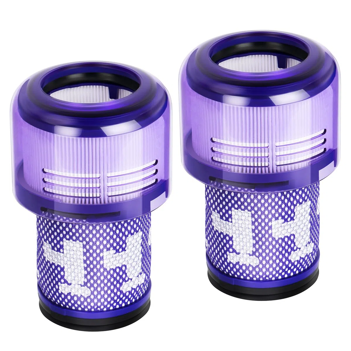 YanBan 2 filtros de repuesto compatibles con aspiradora Dyson V12 Detect Slim Absolute, pieza n.º 971517-01