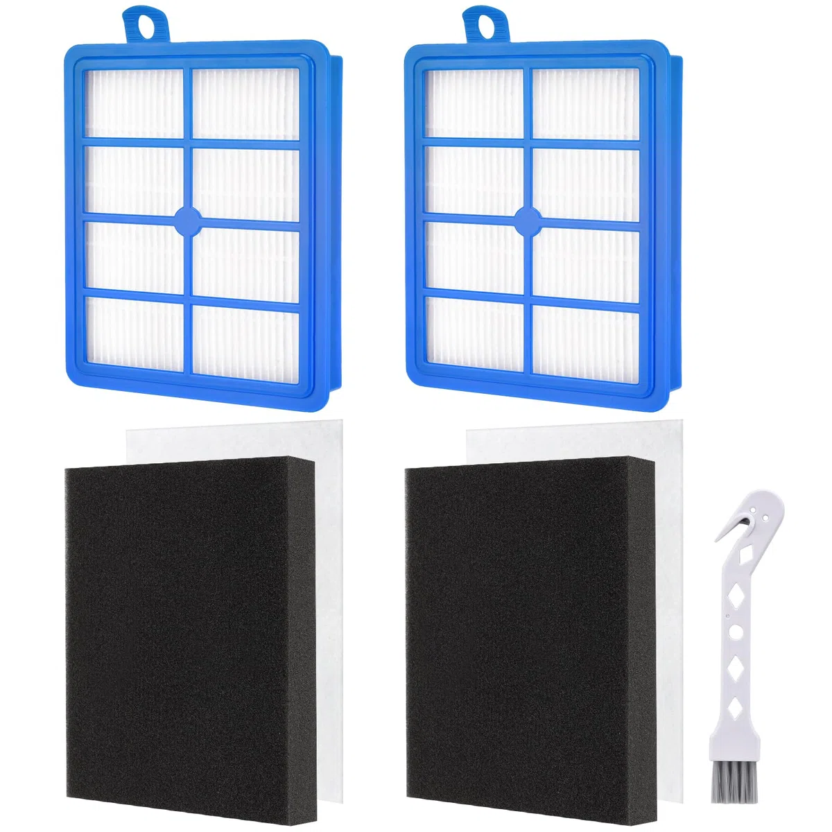 Filtro de repuesto para AEG AUSK11 Performance Kit LX7 LX8 Allergy Plus EF129 Filtro de polvo fino para AEG Electrolux Tornado Volta Aspiradora LX7-2-ÖKOX LX7-2-CR-A LX7-2-FFP LX8-2-ÖKO Accesorios