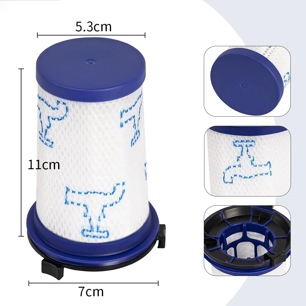 YanBan 3 filtros HEPA de repuesto compatibles con Rowenta Force 360 ​​​X-Pert RH9051 RH9057 RH9059 RH9079 RH9081