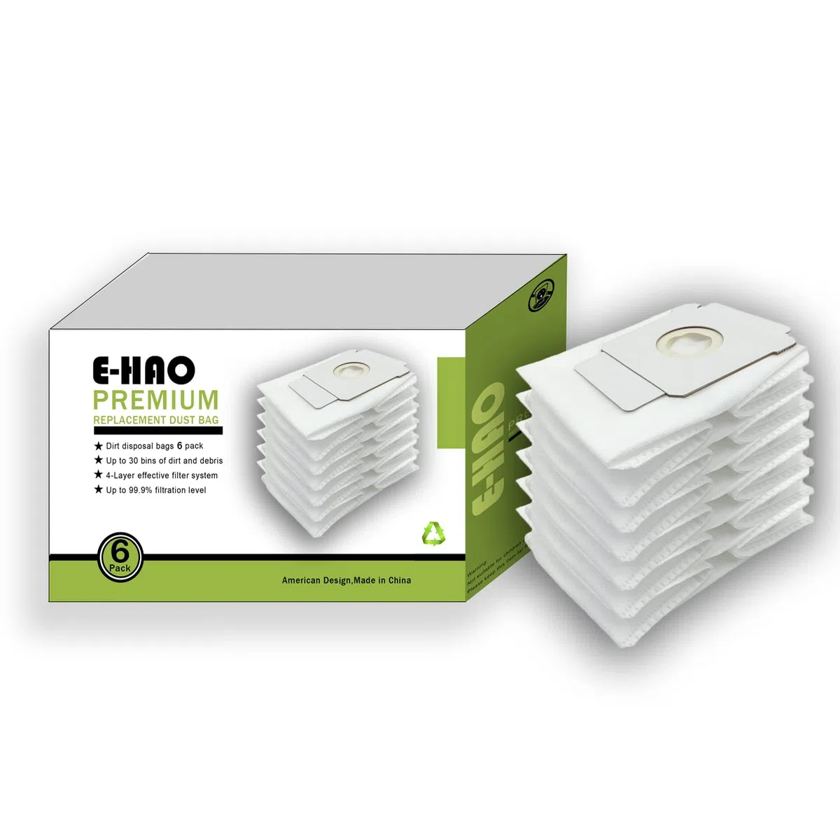 6 bolsas de empleo compatibles para irobot Roomba serie i & j & s, bolsa para Roomba 706/705/700/505//500/405/400/205/105/104/100/j5+/j6+/j7+/j8+/j9+/i1+/i2+/i3+/i4+/i5+/i6+/i7+/i8+/s9+