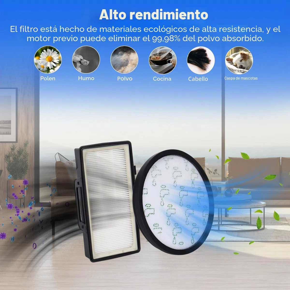 2 Filtros de Repuesto para Rowenta Silence Force/X-Trem Power Cyclonic | RO6941EA RO6963EA RO6921EA RO7230EA RO7260EA RO6921EA RO7230EA RO7260EA