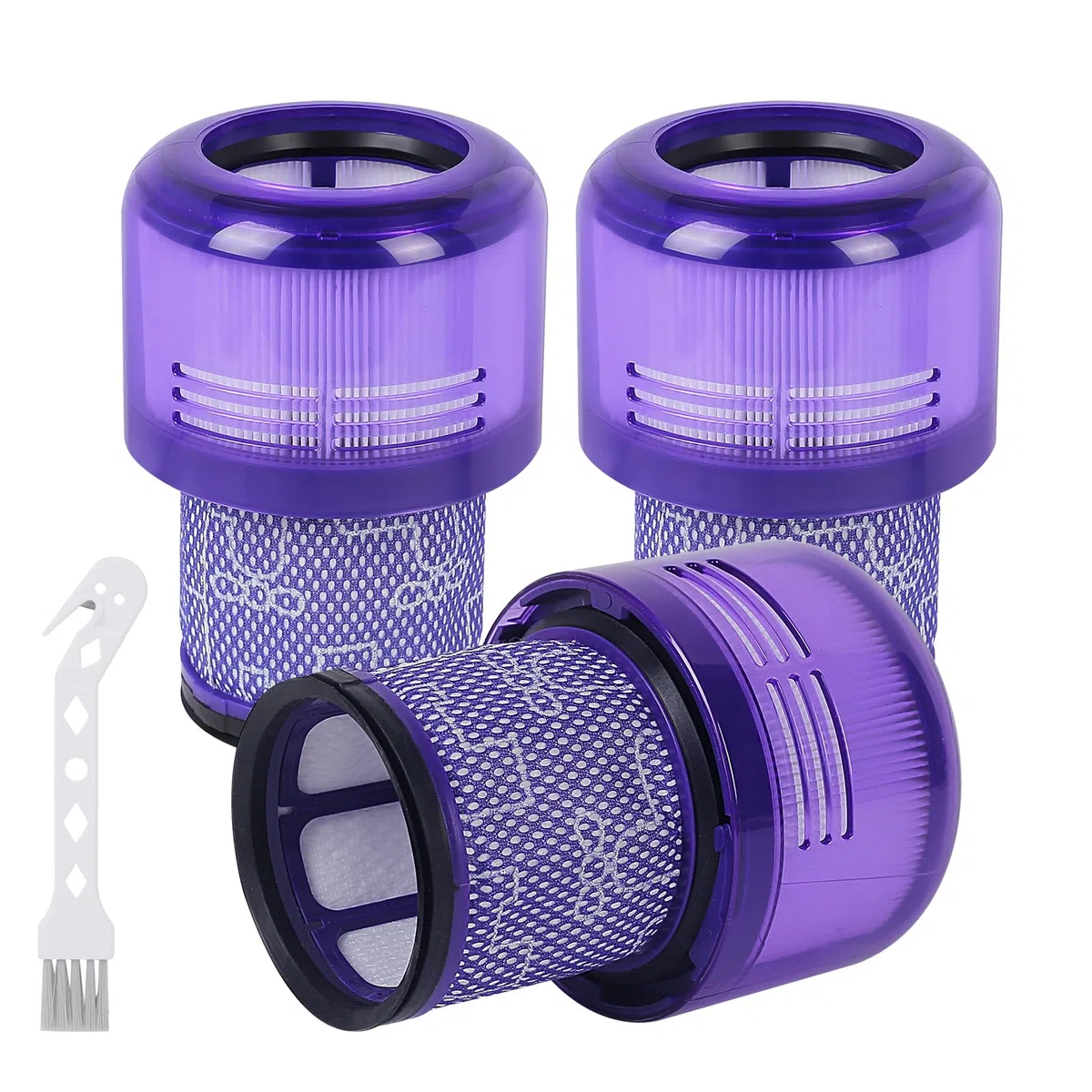 Gudotra Filtros de repuesto para Dyson V11 V15 SV14 SV17 SV22 V11 Absolute Animal Fluffy Torque Drive Complete Pro Filtros de repuesto reutilizables DY-970013-02
