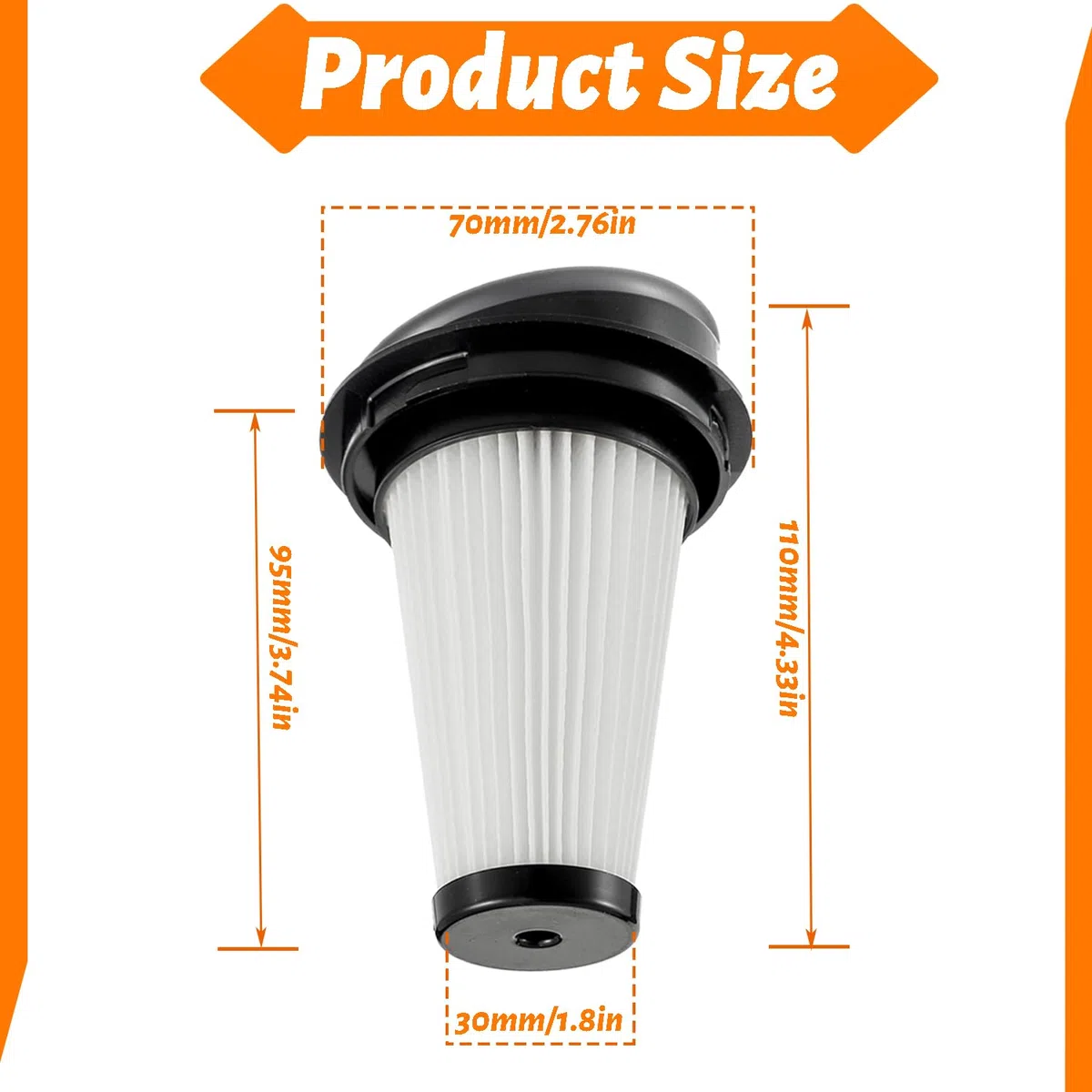 4 Piezas Filtro de Repuesto para Rowenta X-pert 3.60 RH6921WO RH6933WO RH6971WO RH6974WO X-Pert 160 RH7221WO RH7233WO RH7237WO