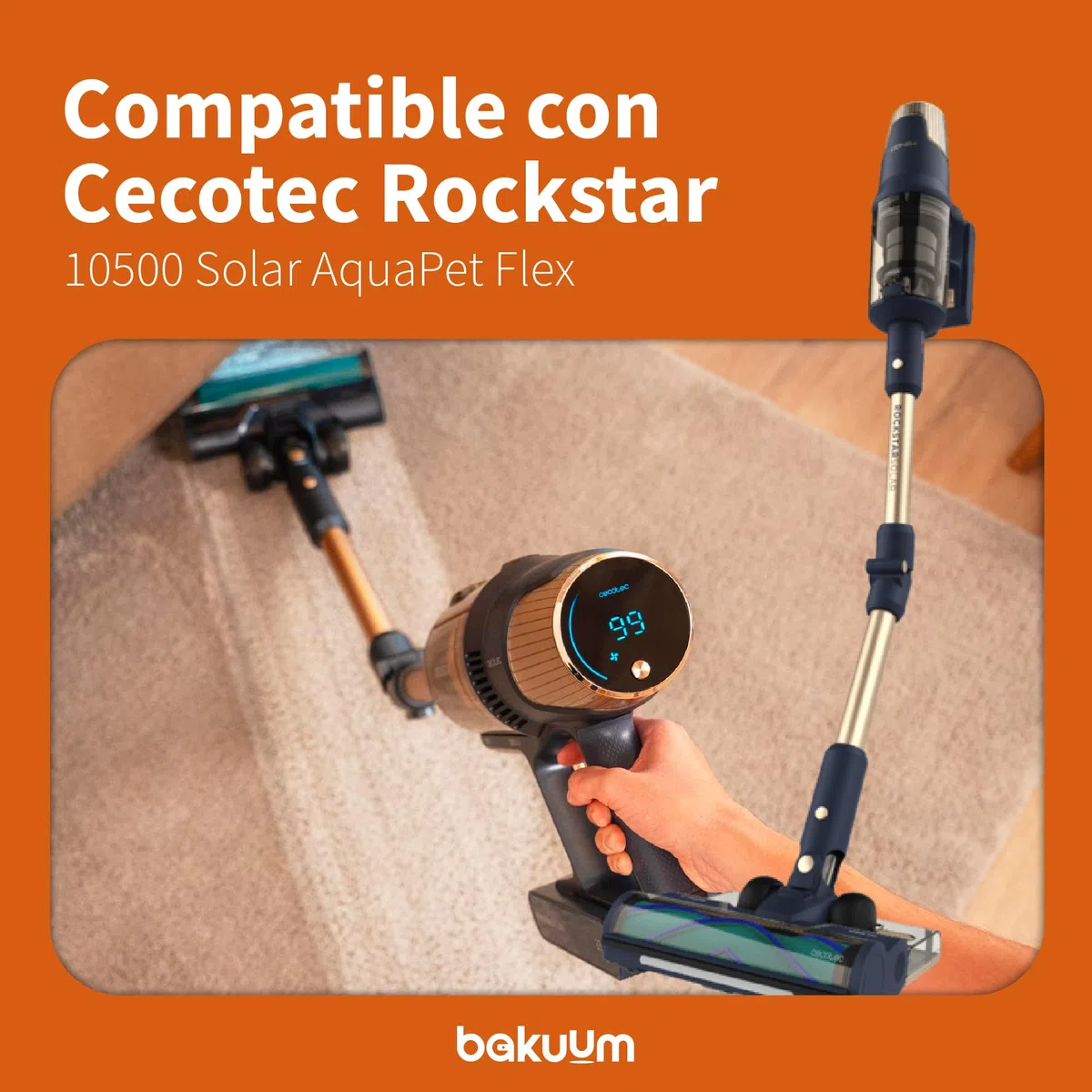 Pack 2 Filtros Alto Rendimiento Para Rx70 Aquapet Flex (115939) | Conga Rockstar 10500 Solar Aquapet Flex (102551). No compatible con OTROS MODELOS