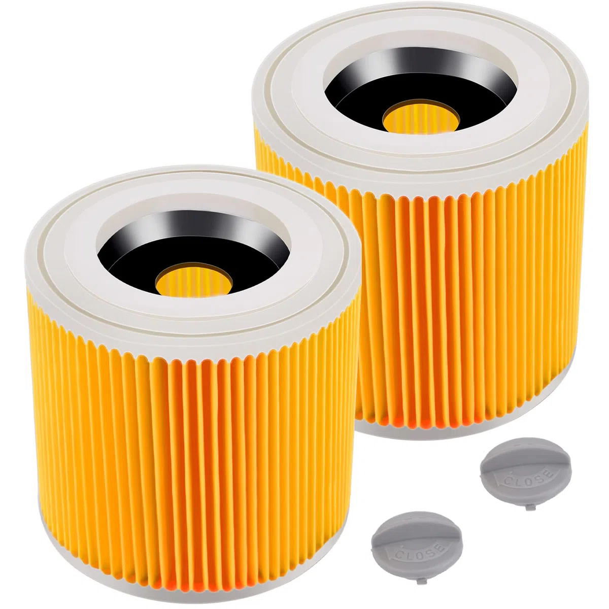 Rebirthcare WD3 filtro para Kärcher WD3 Premium WD2 WD3 WD3P WD1 MV2 MV3 A2604 A2004 A2204 A2054 SE4001 SE4002 cartucho filtro recambio aspiradora para karcher 6.414-552.0/64145520 (HT-2p)