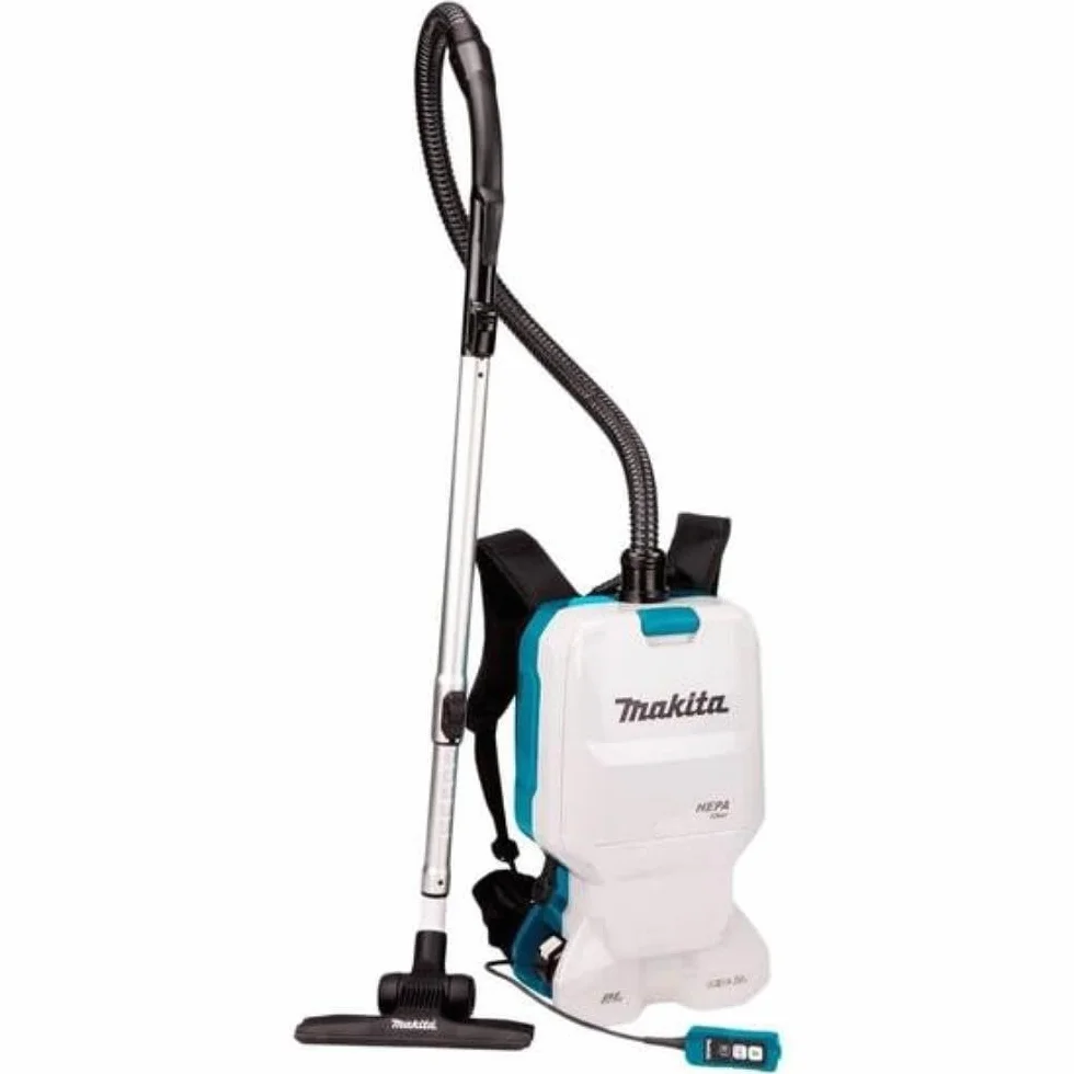 Makita DVC660Z Mochila aspiradora (sin batería y Cargador), 6 litros, Negro