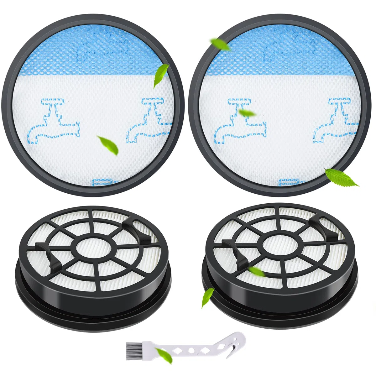 Rebirthcare Filtros Para Rowenta Swift Power Cyclonic 900w RO2913EA RO2932EA RO2981EA Aspiradora, Repuestos Filtros de Recambio ZR904301