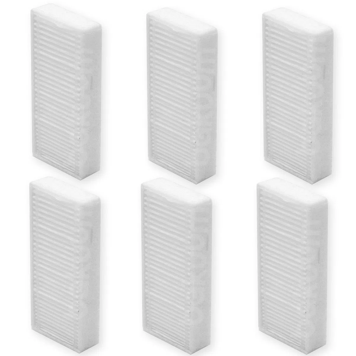 Pack 6 Filtros Hepa para deposito de solidos de Cecotec Conga Series 5090, 6090 y 7090 Filtros HEPA para robot aspirador