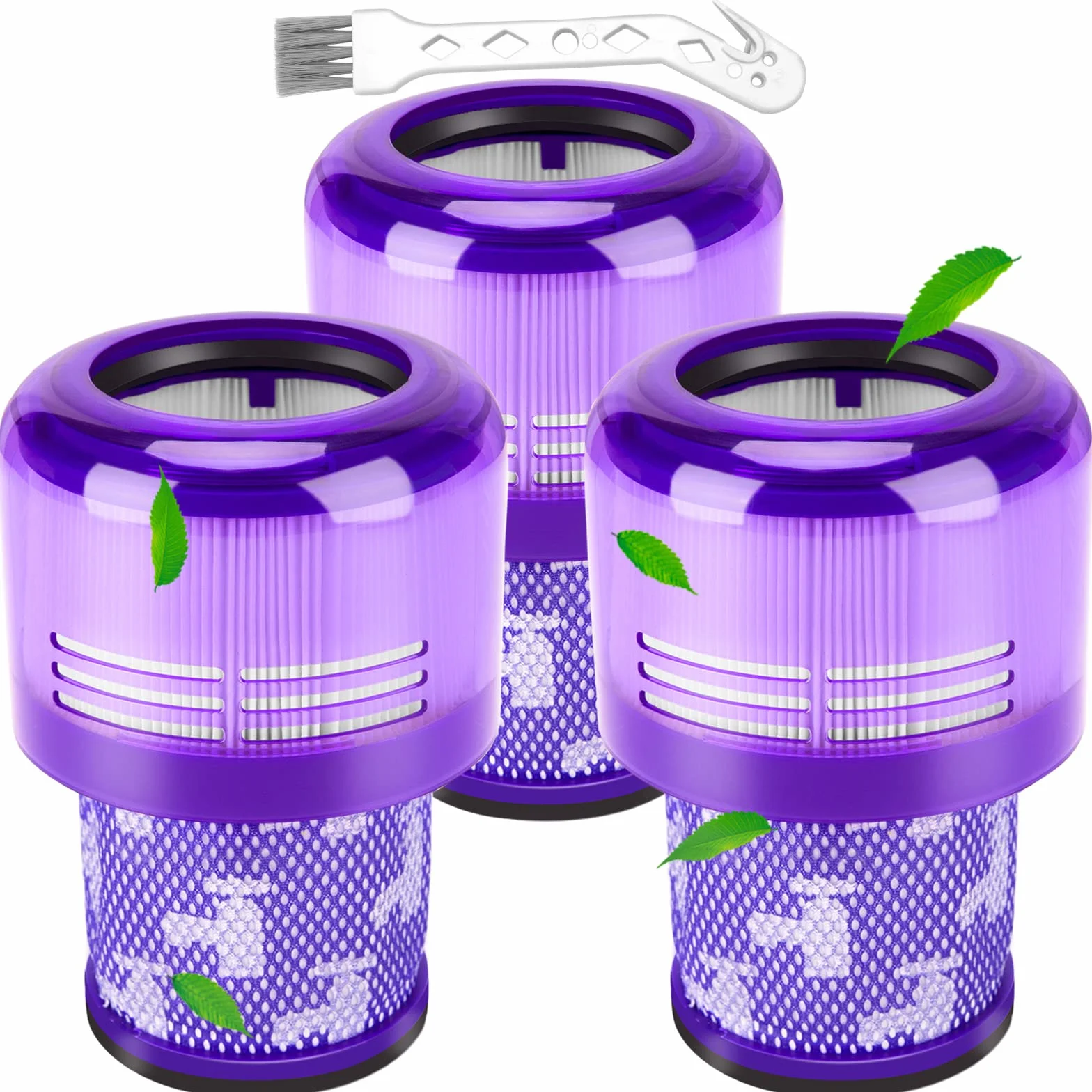 Filtro para Dyson V11,3 Pack Reemplazo para vacío inalámbrico V11, Filtro para Dyson V15 V11 SV14 SV17SV22 Detect Animal Absolute Extra Pro Torque Drive Vacuum.Reemplace # 970013-02