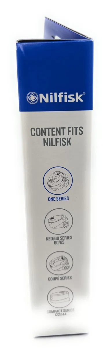Nilfisk bolsas compatible con aspiradora Compact, One, Coupé, Go (5 unidades) ORIGINAL 78602600