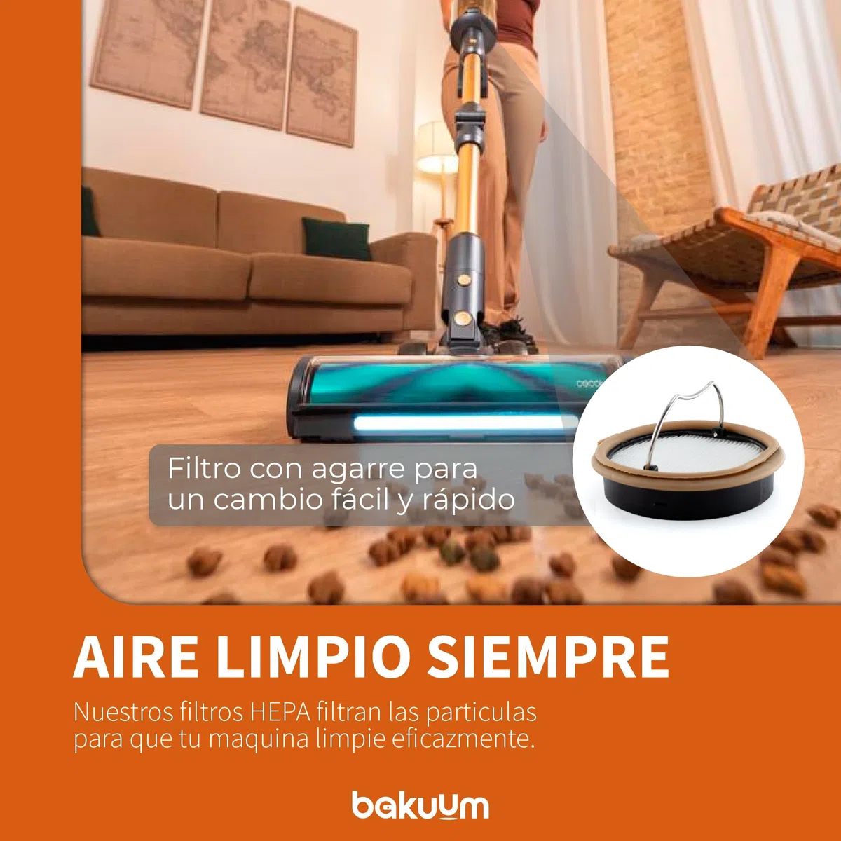 Pack 2 Filtros Alto Rendimiento Para Rx70 Aquapet Flex (115939) | Conga Rockstar 10500 Solar Aquapet Flex (102551). No compatible con OTROS MODELOS