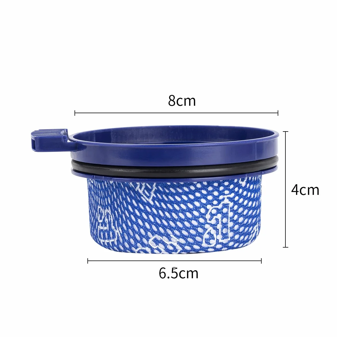 YanBan 4pcs Replacement HEPA Filter Compatible with Samsung Bespoke Jet VS20A958FWN, VS20A95923B/AA Stick Vacuum Cleaner Filter Replacement Parts