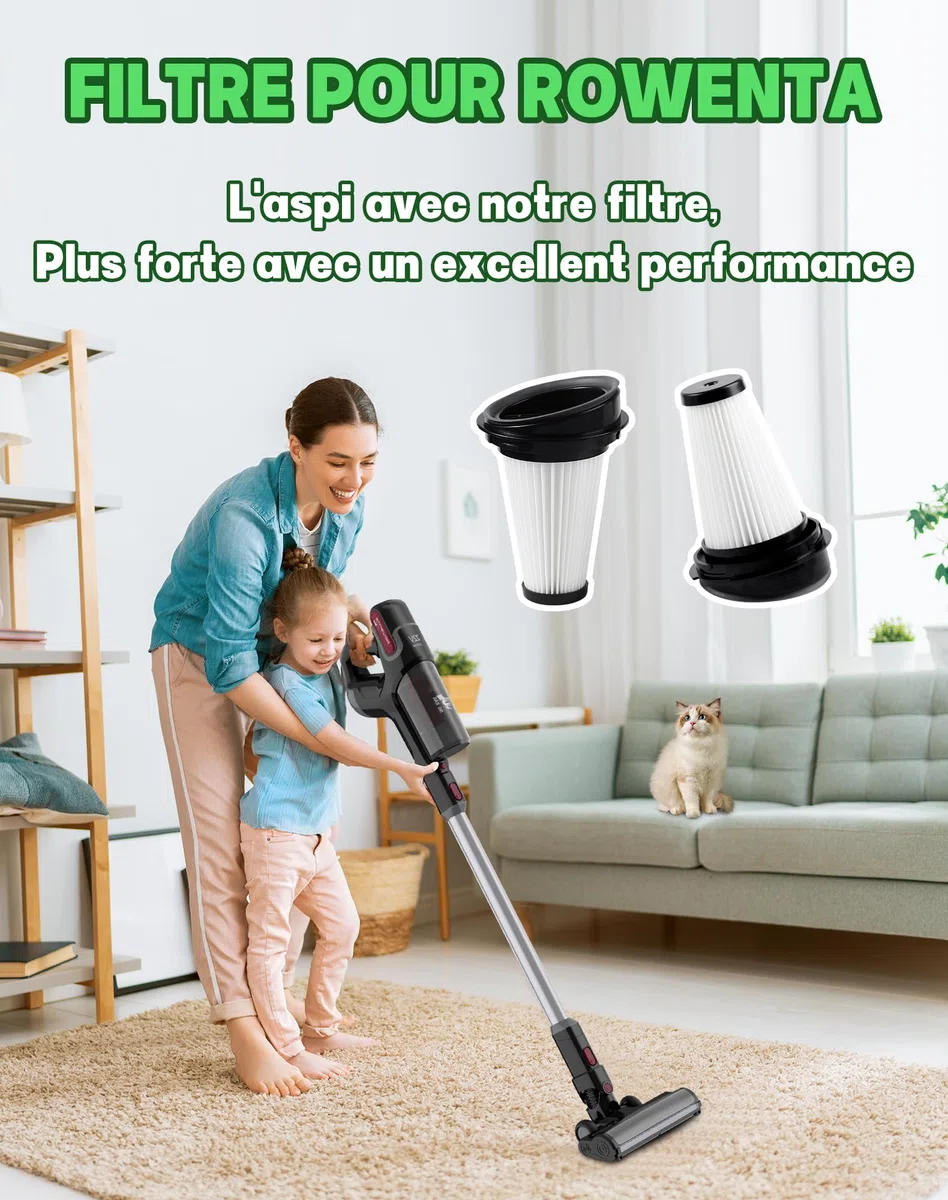 Filtro de repuesto para Rowenta X-pert 3.60 X-Pert 160 RH6921WO RH6933WO RH6971WO RH6973WO RH6974WO RH6985WO ZR005202